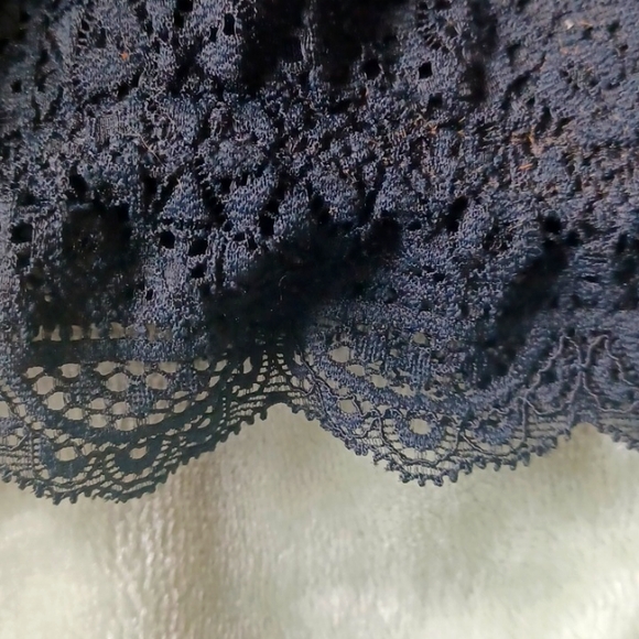 NWOT Auden Black Lace Strapless Bra Bandeaus Size Small - Picture 2 of 8